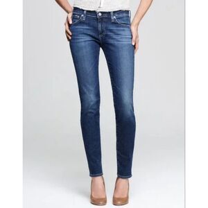 Adriano Goldschmied The Stilt Cigarette Leg Medium Wash Jeans, Size 26R